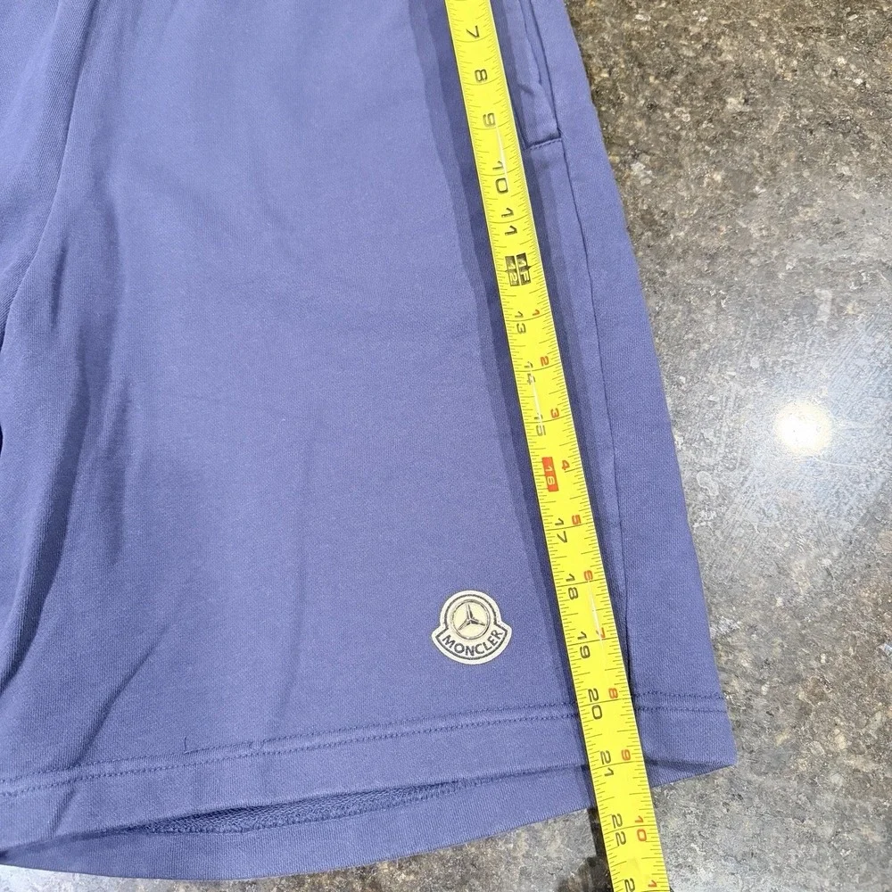 Moncler x Collaboration Mercedes-Benz NIGO Blue Sweat Shorts Size 3/ Large Men's